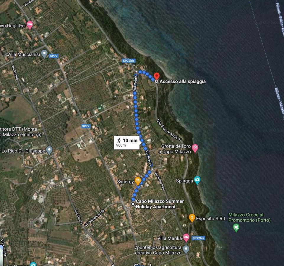 Capo Milazzo Summer Holiday Apartament Exterior photo